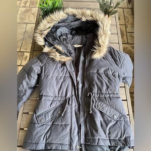 Hollister Fur Jacket Size L